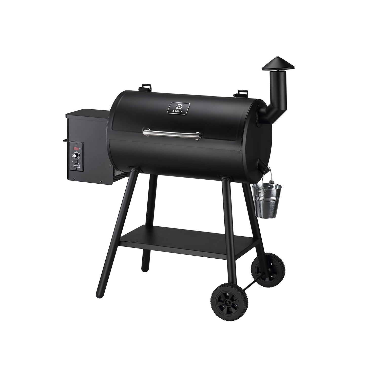 Z GRILLS Wood Pellet Grill & Smoker, 8 in 1 BBQ Grill Auto Temperature Control ZPG-5502H (Rain Cover Not Included)