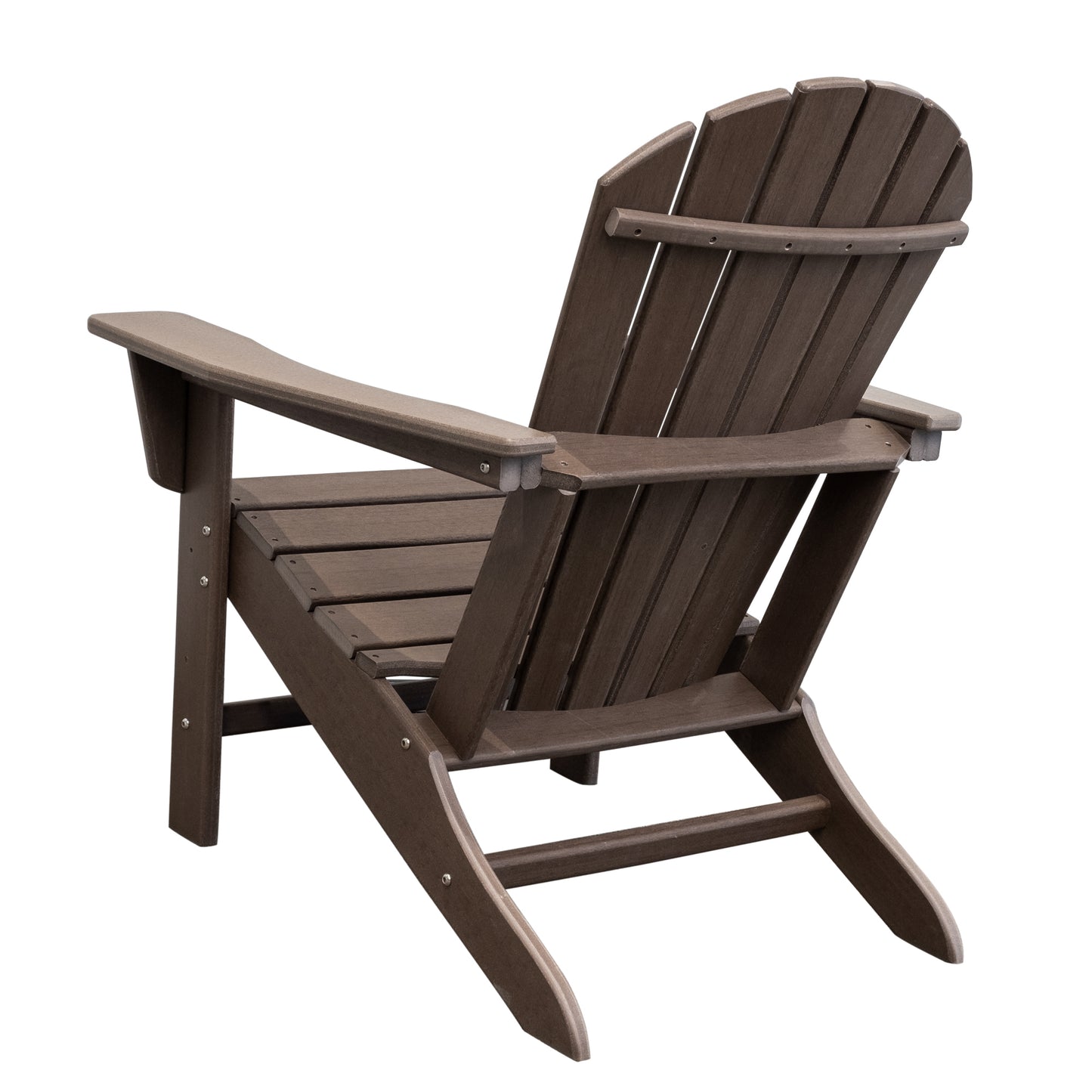 HDPE Adirondack Chair Dark Brown