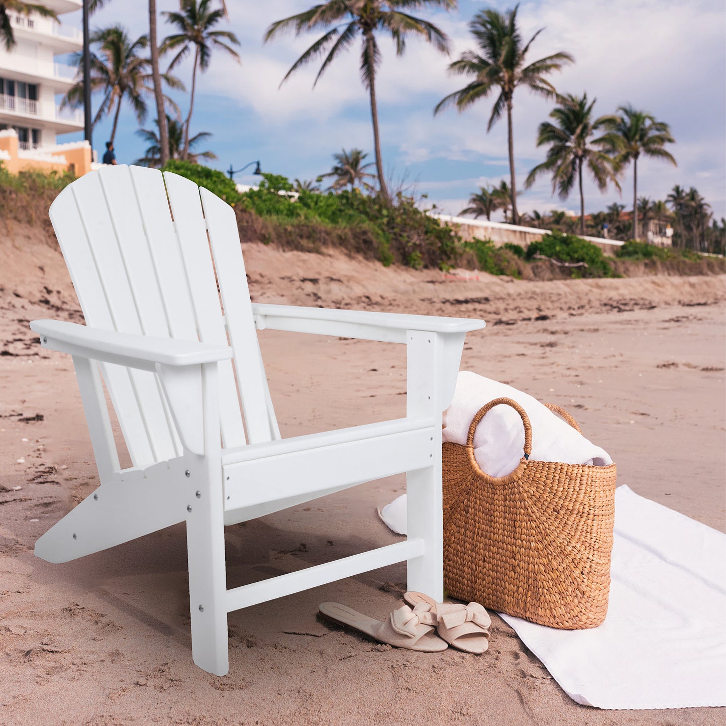 HDPE Adirondack Chair White