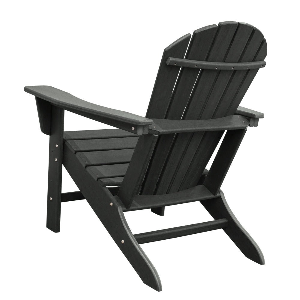 UM HDPE Adirondack Chair Black