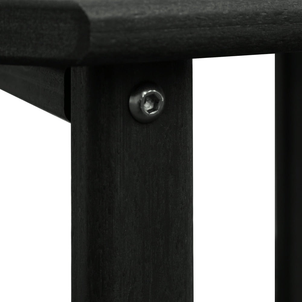 UM HDPE Adirondack Chair Black