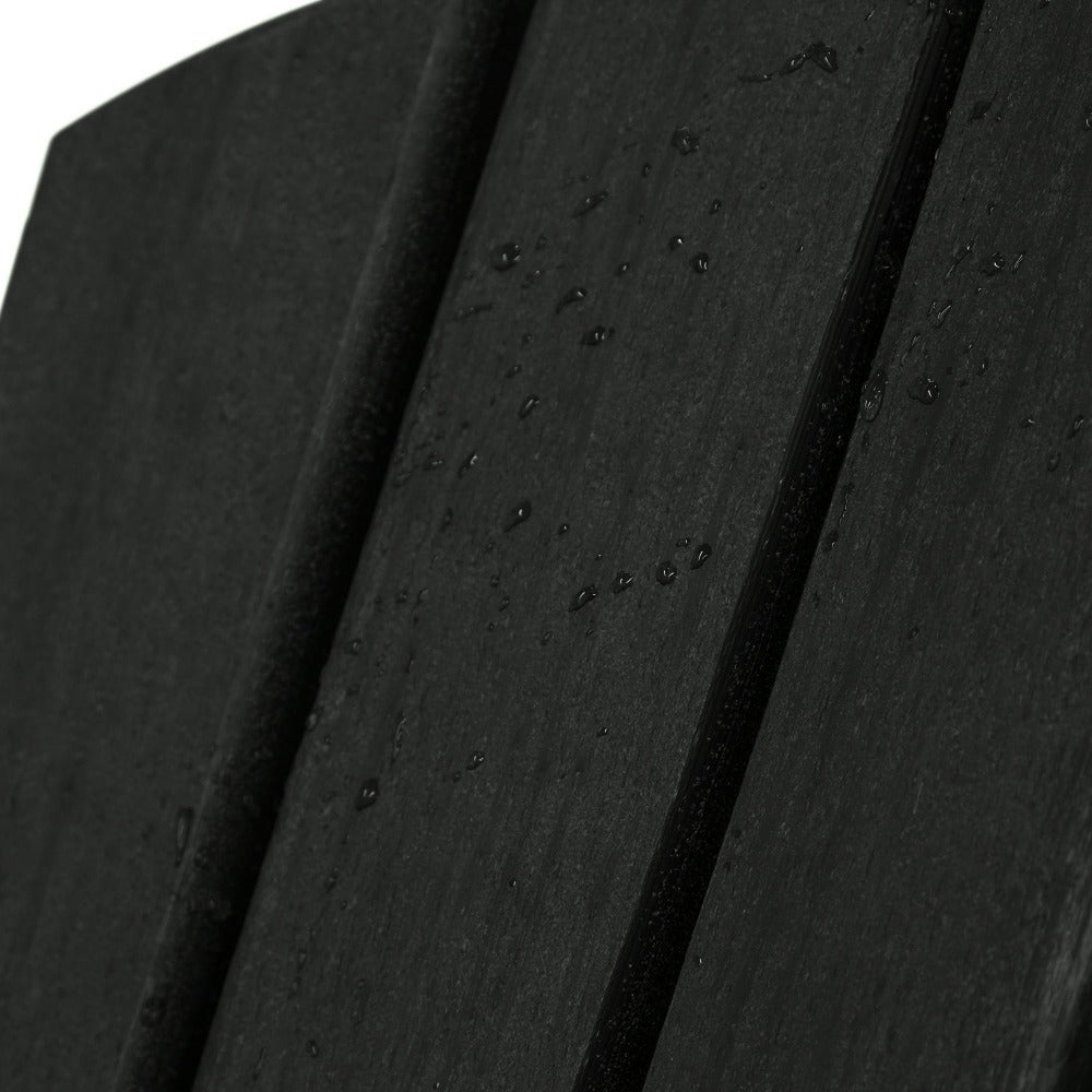 UM HDPE Adirondack Chair Black