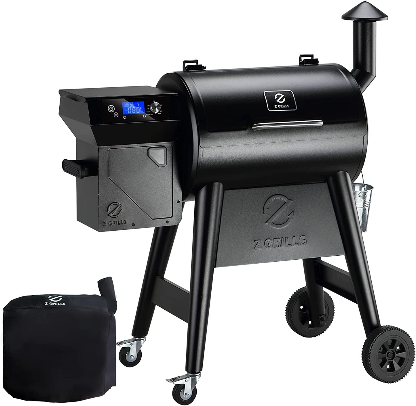 Z Grills NEW model pellet grill & smoker 450B with a PID controller