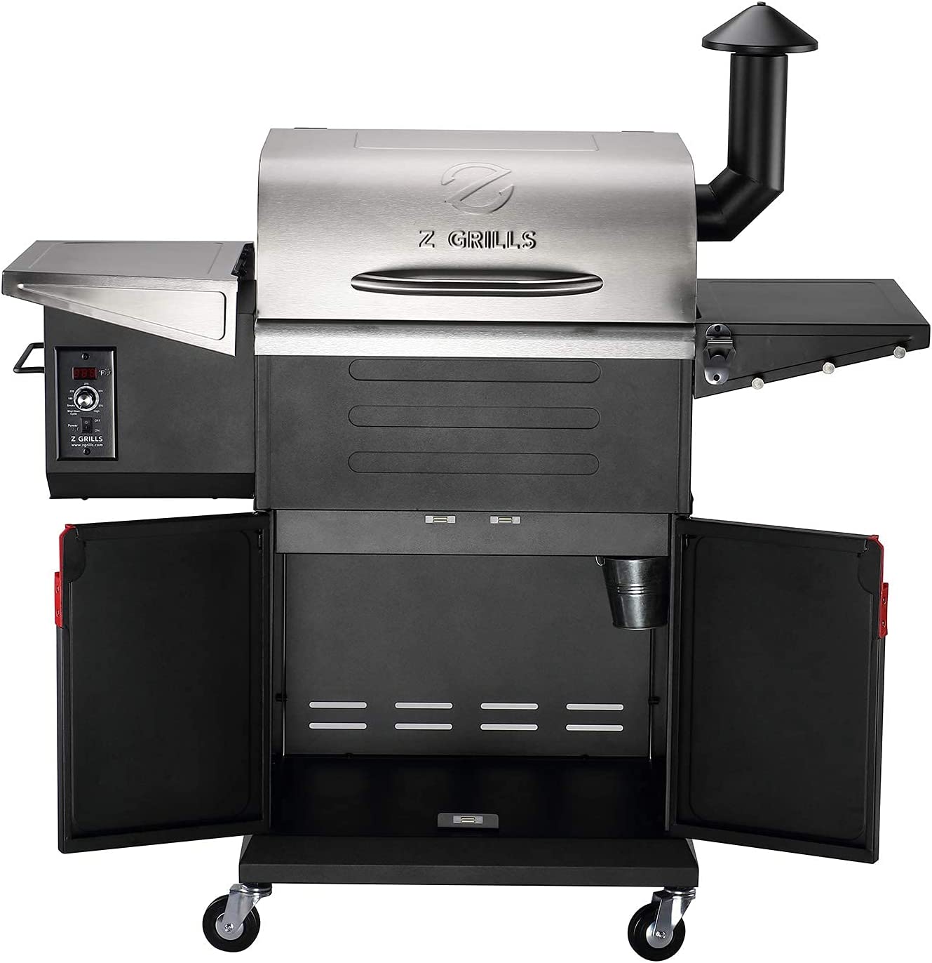 Z GRILLS Grill & Smoker 8 in 1 Grill Wood Pellet Grill & Electric Smoker BBQ Combo with Auto Temperature Control ZPG-600D3E