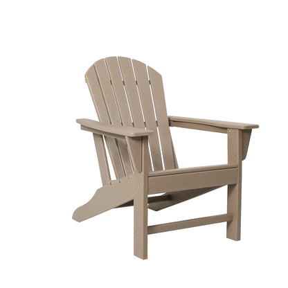 HDPE Adirondack Chair Brown