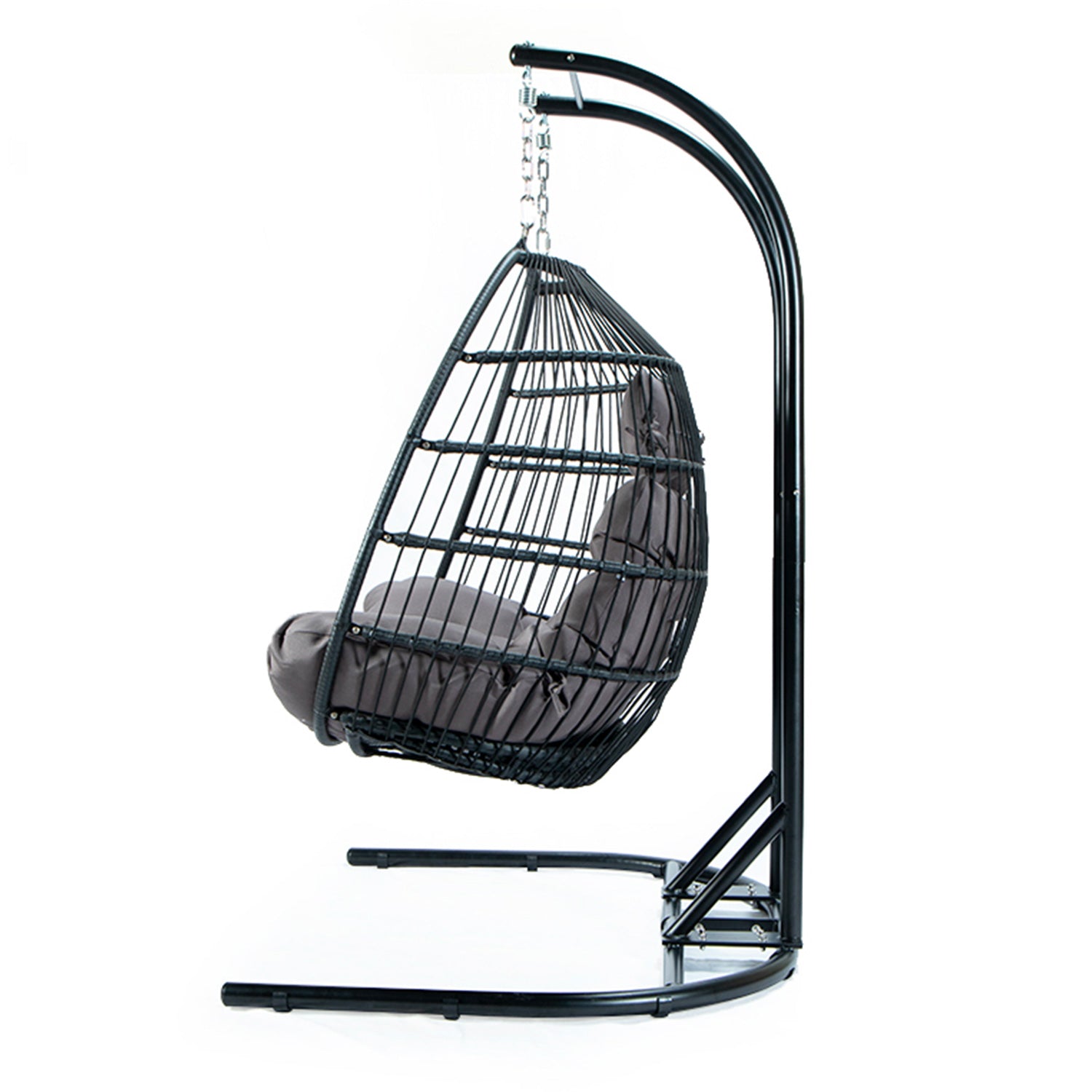 Folding double hanging online egg chair