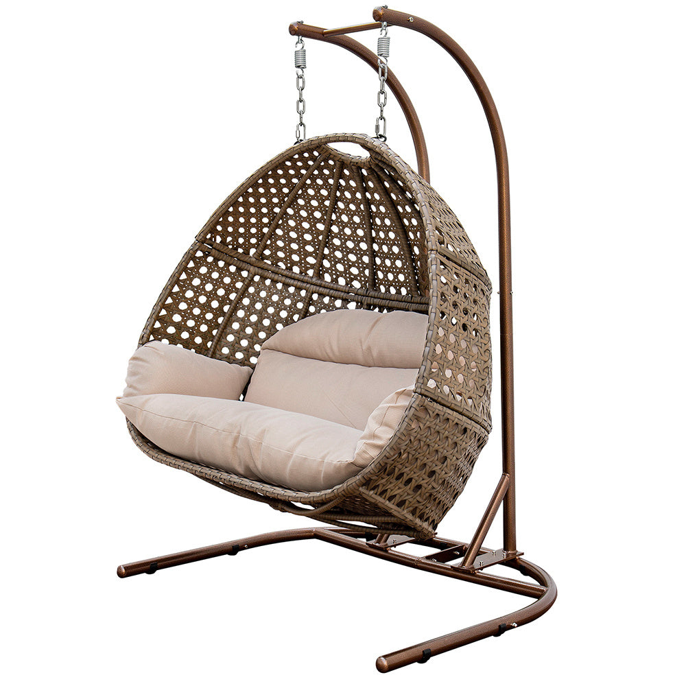 Outdoor double hanging online swing chair